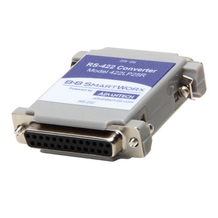 Serial Converter, RS-232 DB-25 F to RS-422 DB25 M, Port Powered